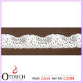 Plain and natural style well design narrow lace trim